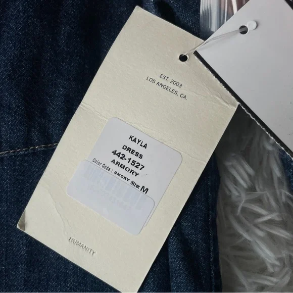 Citizens of Humanity Kayla Tie-Waist Denim Shirt Dress - Picture 11 of 14